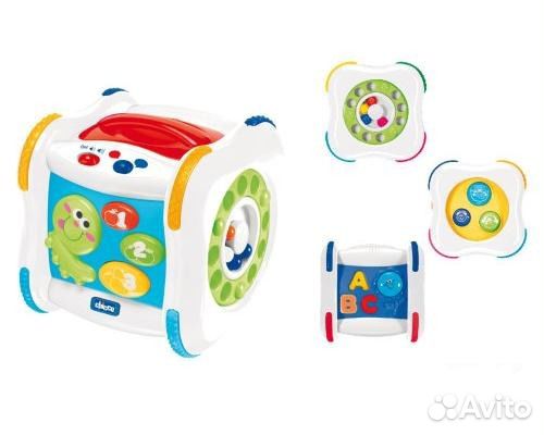 Говорящий куб рус/англ Chicco (белый)