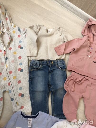 Вещи пакетом на девочку 68-74