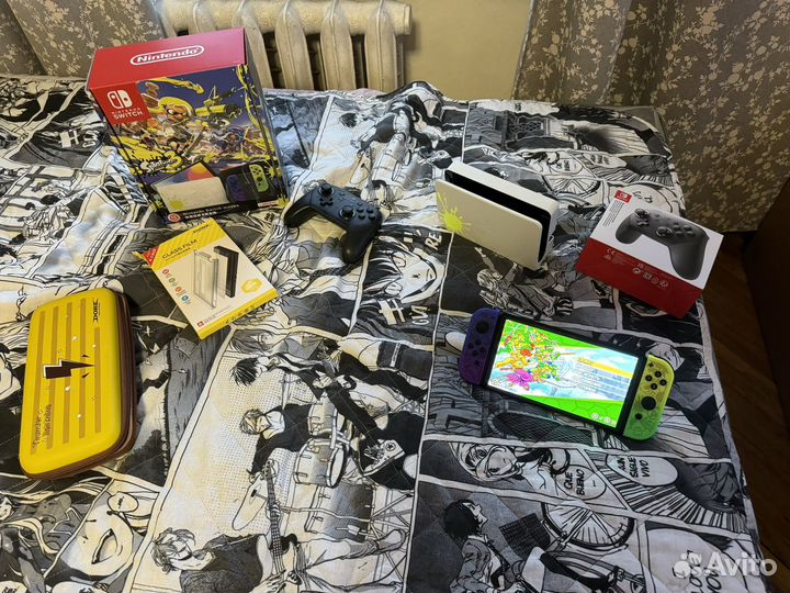Nintendo Switch Oled прошитая 512Gb