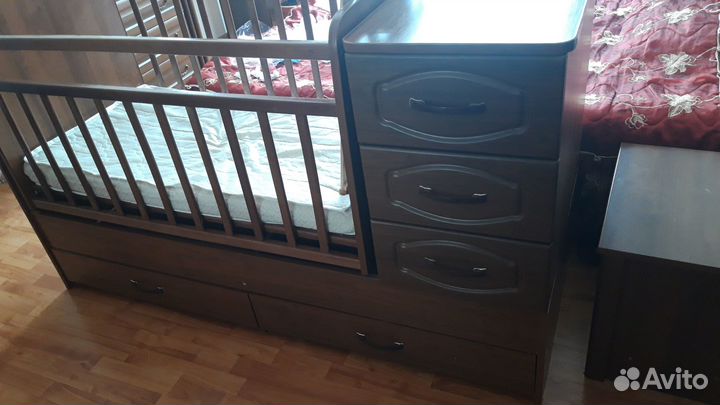 Детская кроватка трансформер