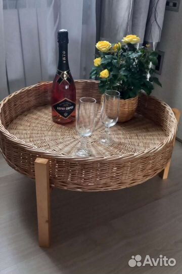 Плетеный поднос