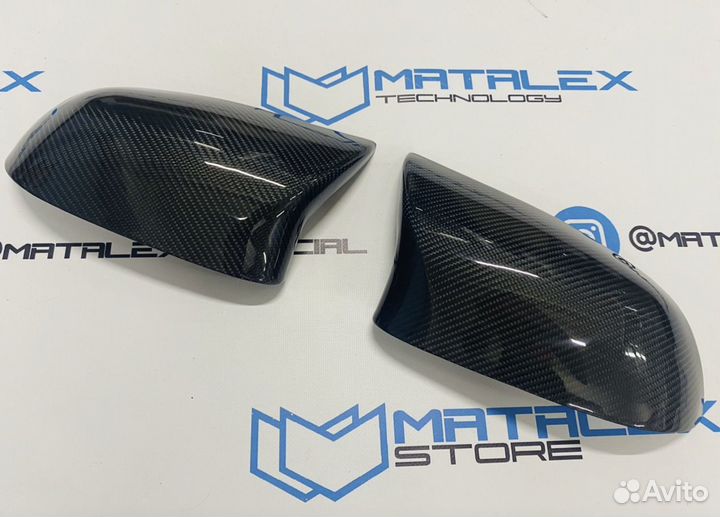 Крышки накладки М зеркал BMW X5 F15 X6 F16 карбон