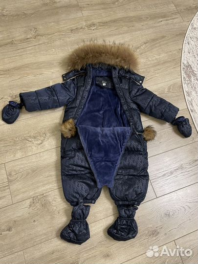 Зимний комбинезон для мальчика 92