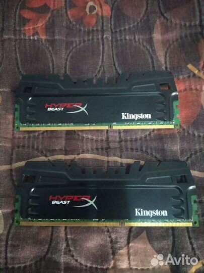 Оперативная память ddr3 8 gb hyperx 2x4