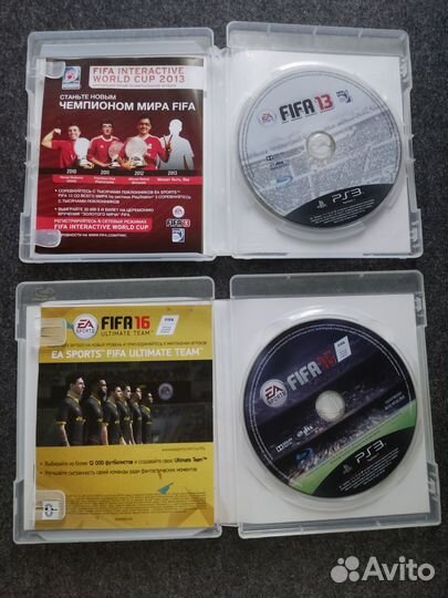 Диск FIFA 13 + FIFA 16 для PS3