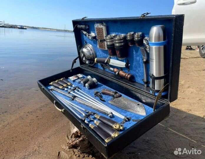 Шашлычный набор в кейсах/ чехлах