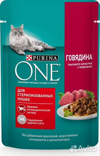 Purina ONE влажный корм для кошек