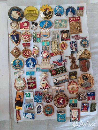 Значки СССР коллекция