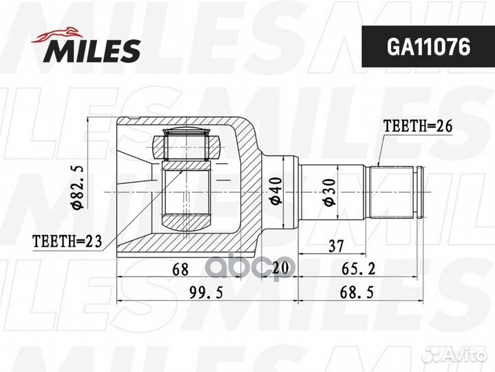 GA11076 GA11076 Miles