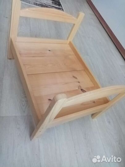 Детская кроватка для кукол и пупсиней 500х400мм