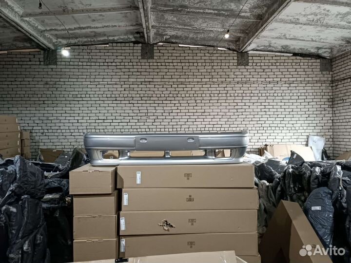 Бампер передний ваз 2114 - 2115 цвет серебристый