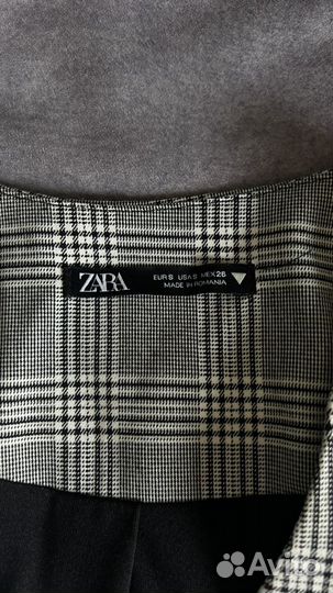 Платье zara в клетку