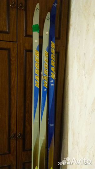 Лыжи деревянные