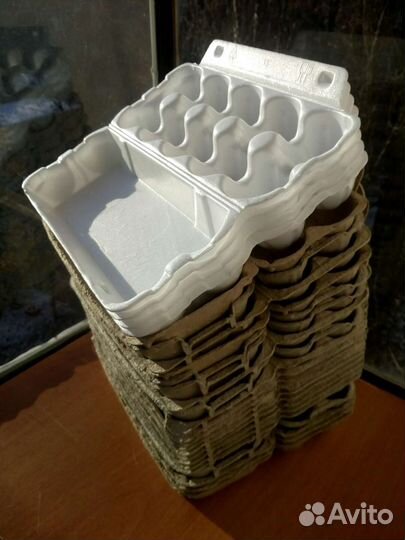 Упаковка для куриных яиц + бонус пакет скорлупы