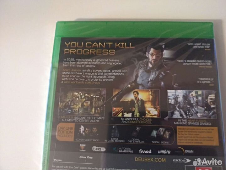 Xbox Deus Ex: Mankind Divided - Day One Edition