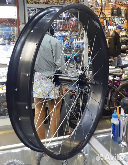 Колеса для фэтбайка сборка