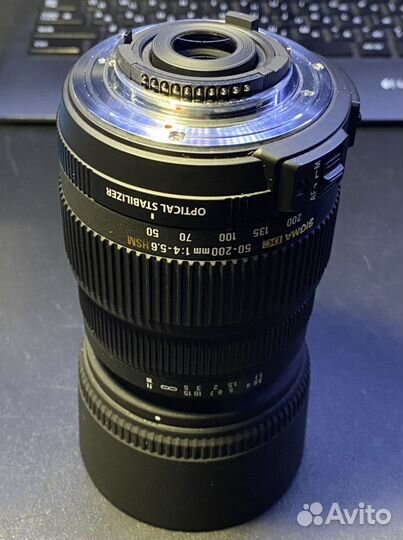 Объектив Sigma AF 50-200 1:4-5.6 DC OS HSM (Nikon)