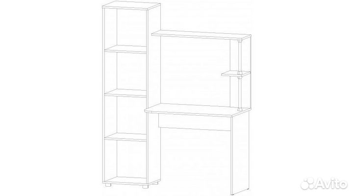 Стол компьютерный для учебы Junior2 венге