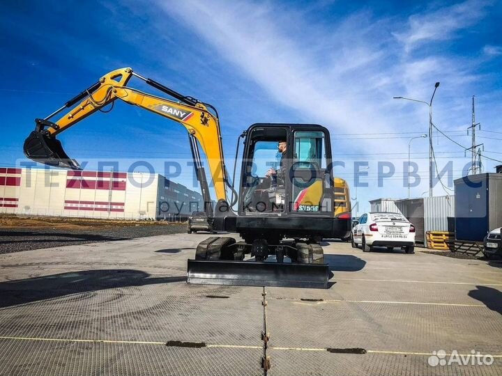 Мини-экскаватор Sany SY55C, 2023