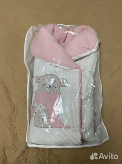 Конверт на выписку для девочки зима