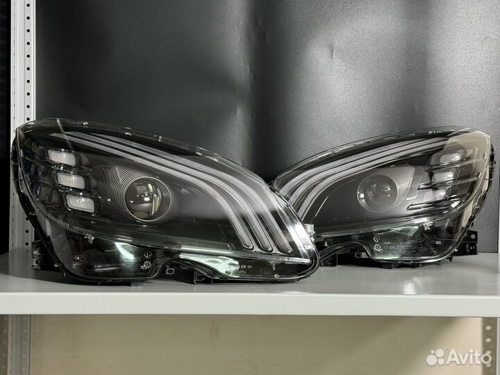 Светодиодные LED фары Mercedes-Benz C-class W204