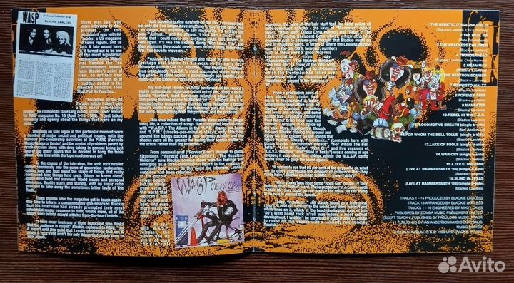 Буклет CD wasp The headless children