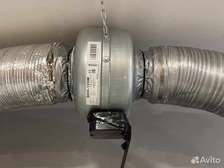 Вентиляционный мотор канальный 125