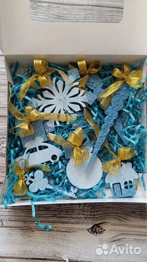 Ёлочные игрушки из эпоксидной смолы