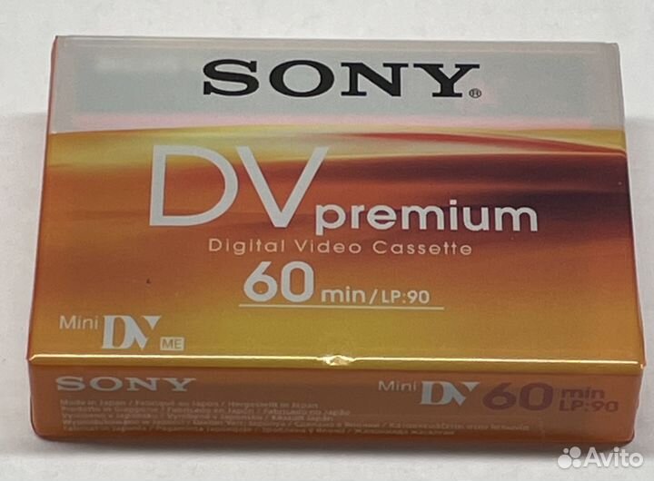 Sony mini dv DVM60PR4 видеокассеты