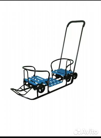 Детские санки с колесами