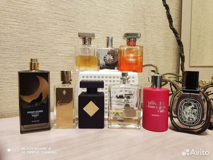 Парфюмерия,остатки во флаконах