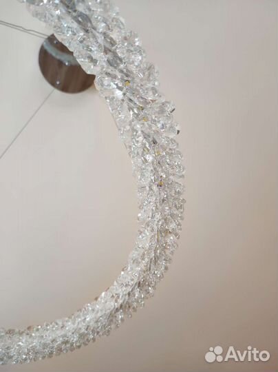 Люстра потолочная подвесная дизайнерская кольцо