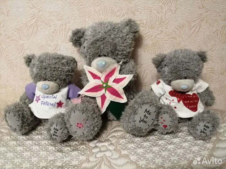 Новые медведи Ме to you (разный размер)