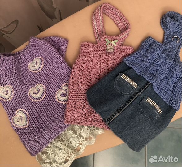 Вязаная одежда для маленькой собаки