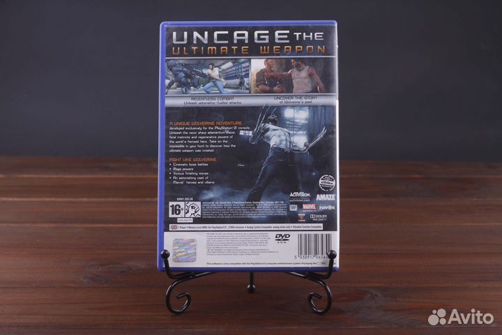 PS2 X-Men Origins Wolverine Лицензия