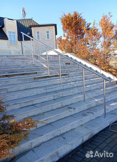 Перила для лестниц из нержавеющей стали, поручни
