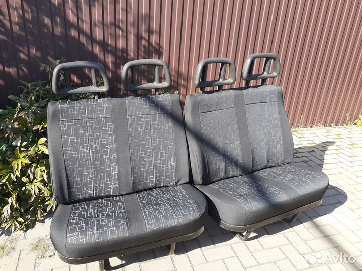 Сиденья и углы обшивки кабины на Газель