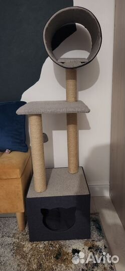 Домик для кошки с когтеточкой