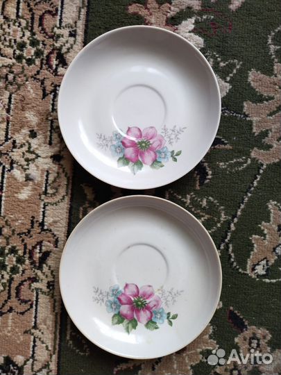 Антикварные блюдца гарднера.конаково.дулево