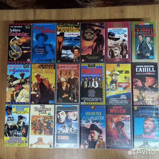 Коллекция Вестернов на DVD и VHS