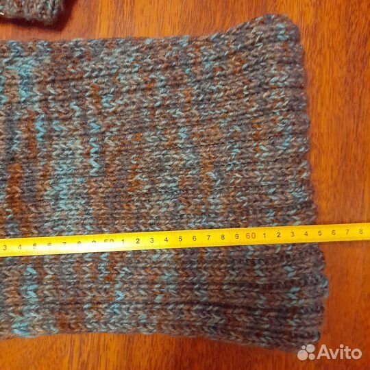 Шапка и шарф ручная вязкаДля мужчин и женщин