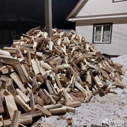 Дрова березовые колотые сухие