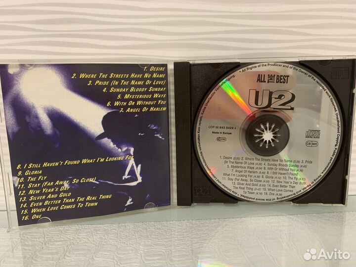 Robert Miles, U2, Kenny G фирменные CD