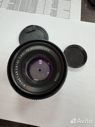 Объектив Carl Zeiss Jena Biometar 80 mm f/ 2.8 MC