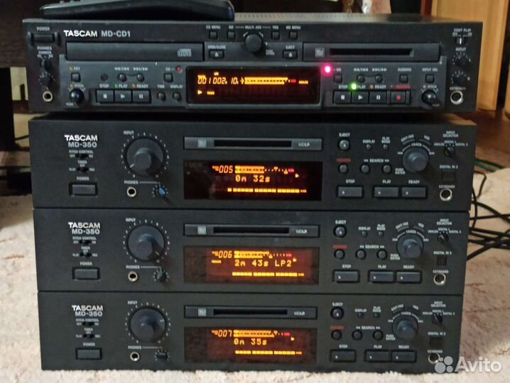 MD рекордер Tascam md350 md301 md-cd1mk2 mk3 а630
