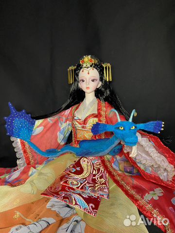 Морской китайский дракон подарок ручная работа