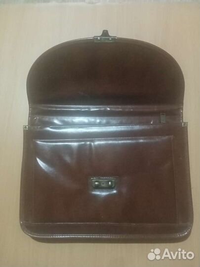 Мужской кожаный портфель бу