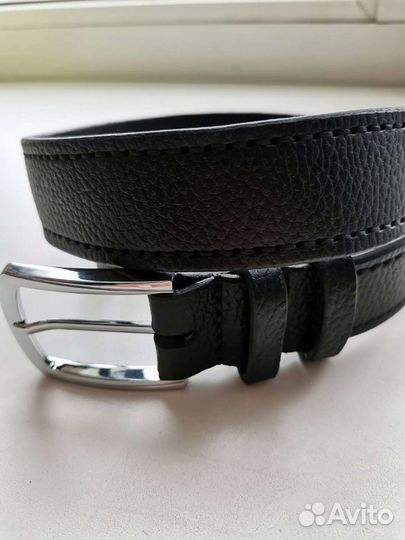 Мужской кожаный ремень ручной работы