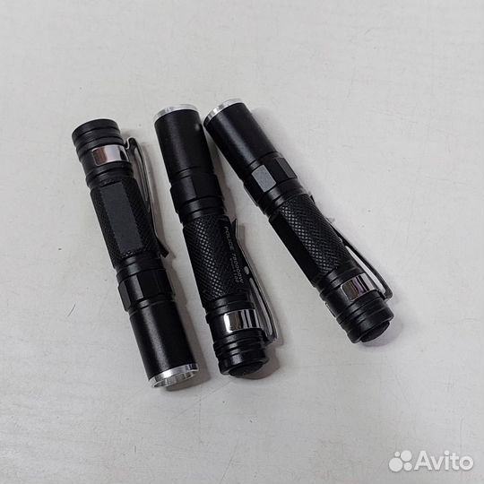 Фонарик карманный с клипсой