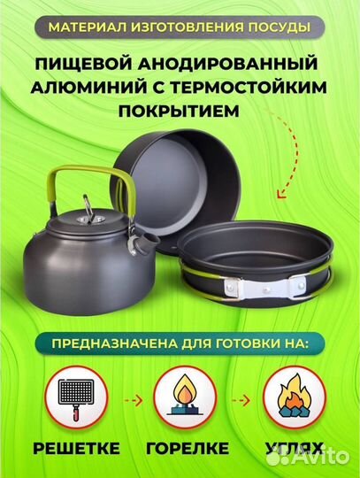 Набор посуды для пикника